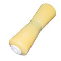 C.H. Yates C.H. Yates 1000Y Yellow Plastic Heavy Duty 'V' Keel Roller - 10 in. x 0.625 in. 1000Y